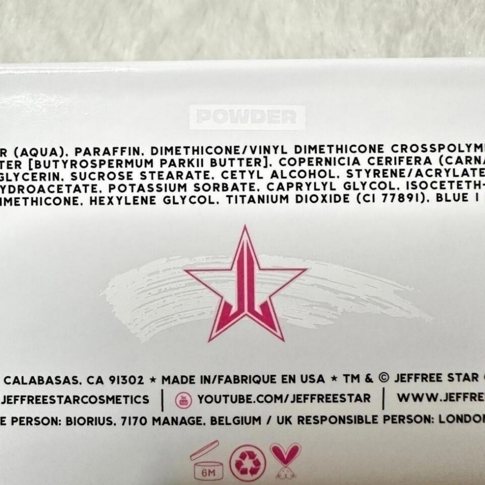 Jeffree Star Mascara in Powder White 7ml NIB❄️ White - Picture 6 of 7